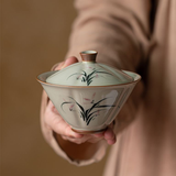 Gaiwan | Dehua Fujian Hand-Painted Porcelain Gaiwan 120ml