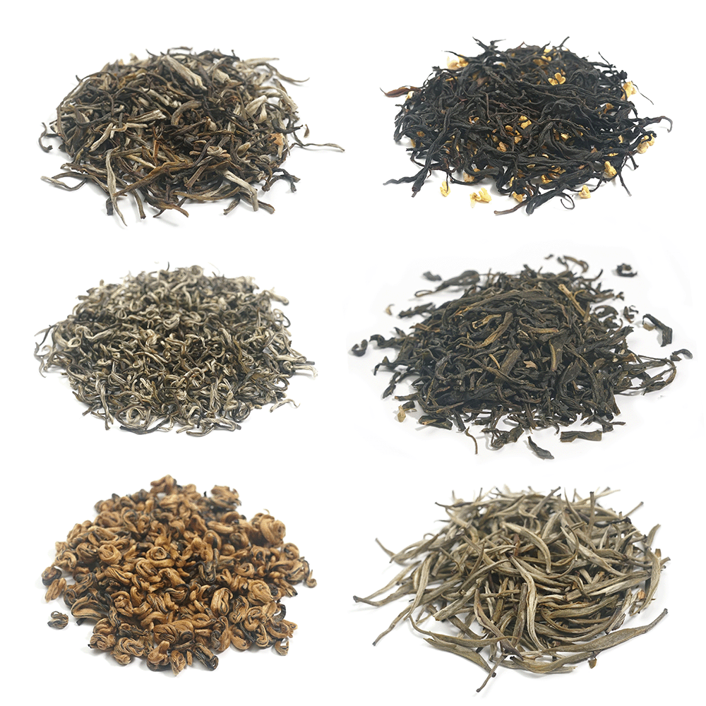 Visual of Traditional Scented Tea Collection - High-Quality Spring Tea Buds with Fresh Jasmine and Osmanthus