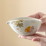 Fairness Cup | Wood-Ash Glaze “Moon-Boat” Gongdao Bei 200ml