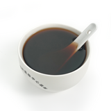 2020 Xiao Hu Sai ripe Pu’er tea liquor, thick dark smooth shu Pu’er infusion