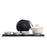 Portable Tea Set | 160ml Gaiwan, 240ml Fairness Pitcher & 3 × 45ml Cups