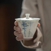 Gaiwan | Hand-Painted Bamboo Gaiwan 130ml