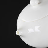 Teapot |Dehua “Mutton-Fat Jade” Xishi Teapot 230ml