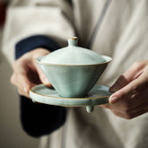 Gaiwan | Ru Kiln (汝窑) Douli Gaiwan Lid Bowl 125ml