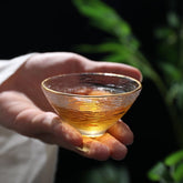 Small Tea Cup | Hand Painted Glass Tea Cups 50ml