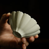 Master Cup | Dehua “Silent Lotus” Wood-Ash Tea Cup 80ml