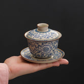 Gaiwan | Blue & White Porcelain Gongfu Gaiwan 180ml