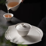 Gaiwan | Handmade Grass Ash Glaze Ceramic Lidded Bowl 120ml