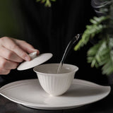 Gaiwan | Handmade Grass Ash Glaze Ceramic Lidded Bowl 120ml