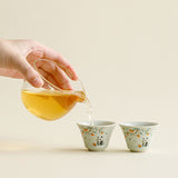 Portable Tea Set | Panda Persimmon Travel Tea Set |Gaiwan Set with Case (100ml)