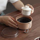 Portable Kungfu Tea Set  | 120ml Gaiwan with 3 Cups &  160ml Fairness Cup