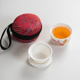 Mini Personal Gongfu Tea Set | Lid Filter Water Separation Cup 100ml