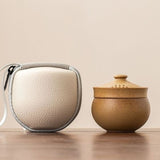 Mini Personal Gongfu Tea Set | Small Gaiwan + Teacup + Travel Case