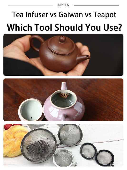 Tea infuser vs gaiwan vs teapot guide for choosing the best loose leaf tea brewing tool