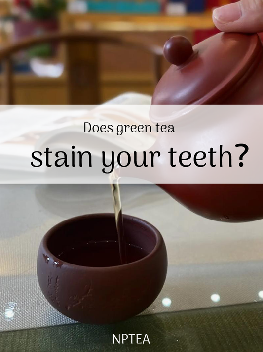 Does green tea stain your teeth？