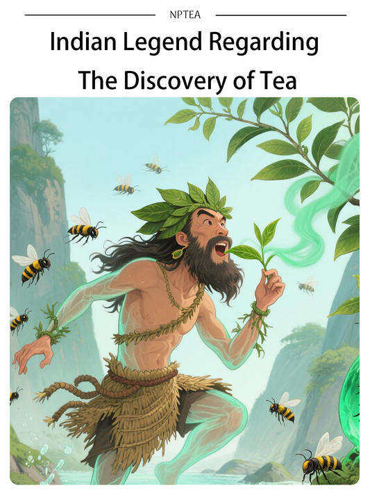 What Is the Indian Legend Regarding the Discovery of Tea?