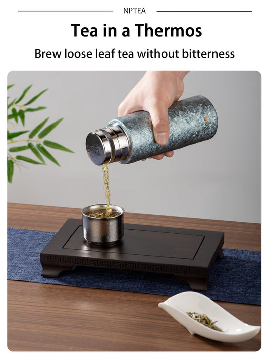 How to Brew Loose Leaf Tea in a Thermos Without Bitterness