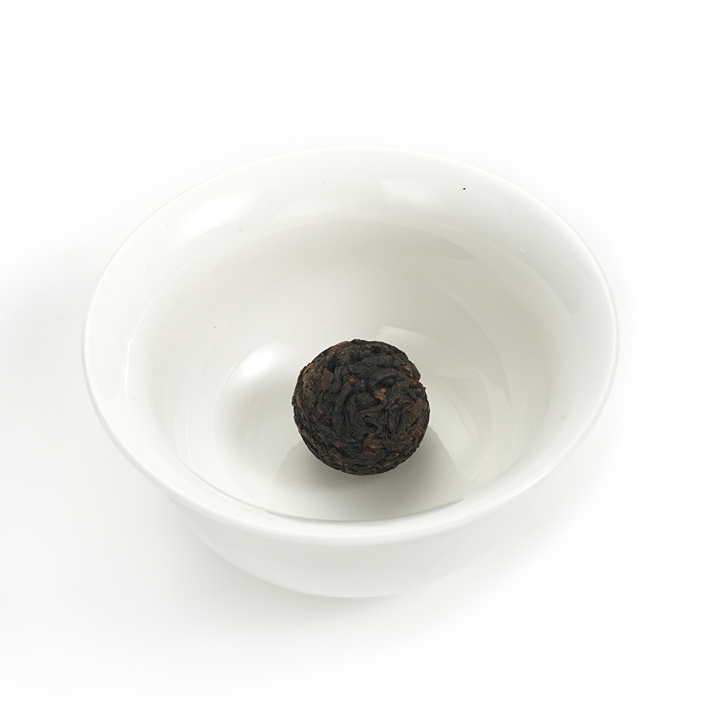 2020 Xiao Hu Sai ripe Pu’er dry leaves, fermented shu Pu’er tea material