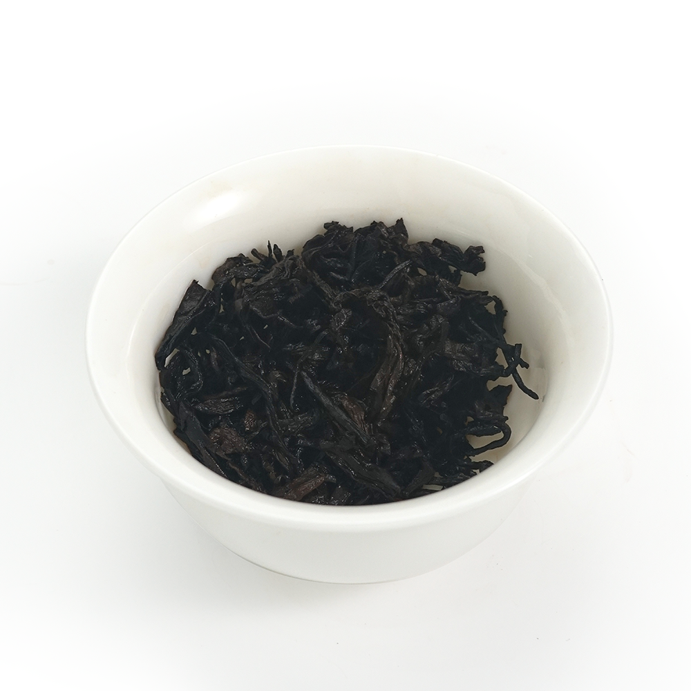 Rich cocoa toned 2022 shu Pu’er leaves 357g (Xian), compressed ripe tea material