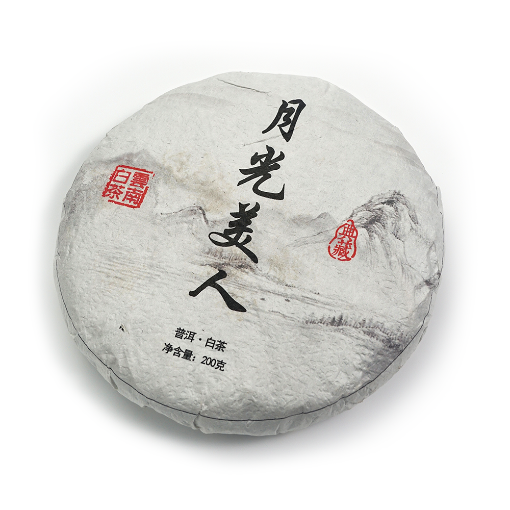2025 Floral Yunnan White Tea Cake (Moonlight Beauty) - 200g