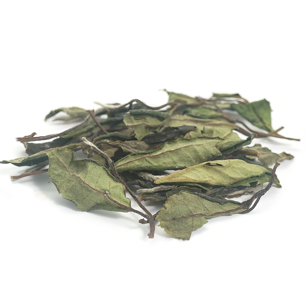 Nature Pure Tea 2025 Herbal-Woody Shou Mei white tea dry leaves