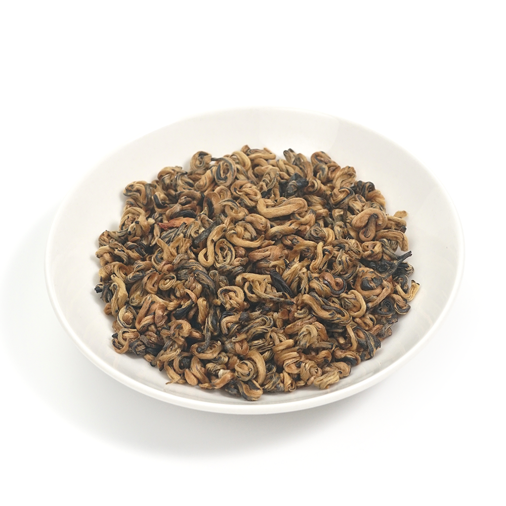 Authentic Yunnan Pine Needle Black Tea - Handcrafted Single Buds from Fengqing Scented with Malty Aroma
