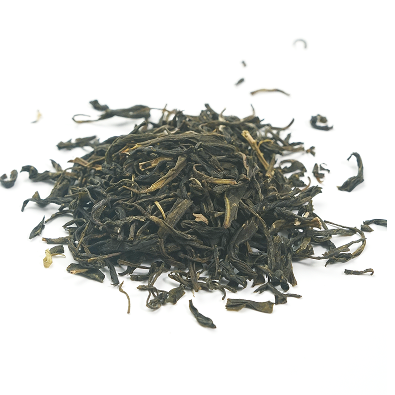 Jasmine Green Tea (5-Round Scented) Dry Leaves - Premium Fujian Green Tea Base with Hengzhou Jasmine Aroma