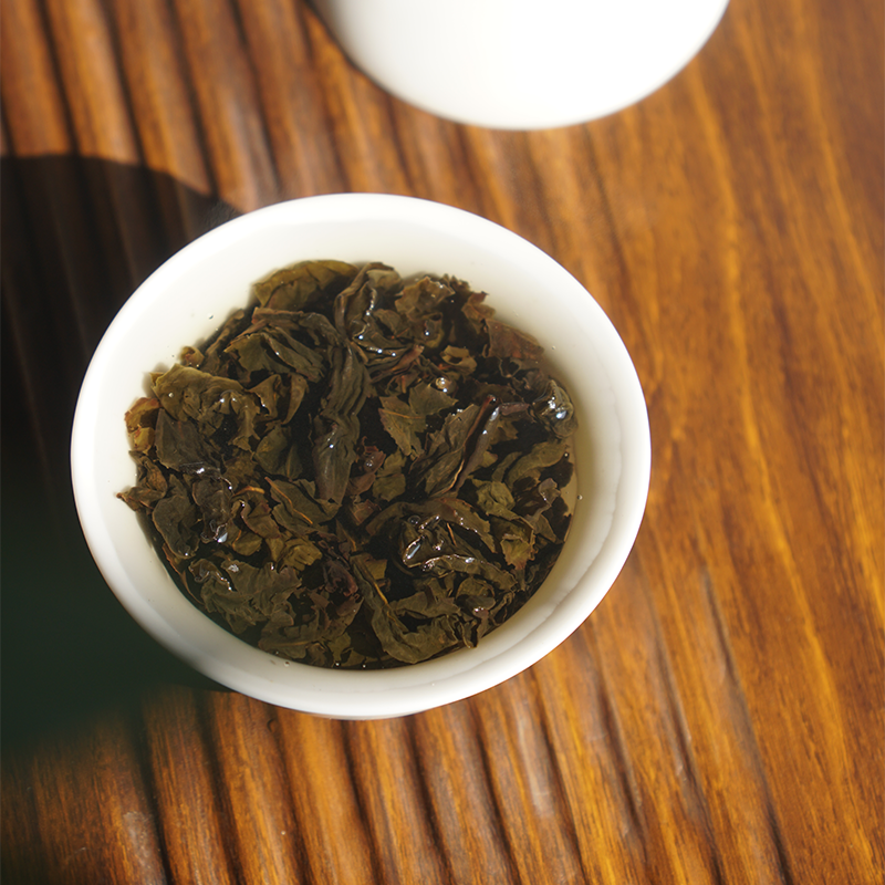 Traditional Charcoal Roasted Tie Guan Yin wet leaves with red edges