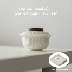 蓋碗 | 日式白瓷蓋碗 125毫升