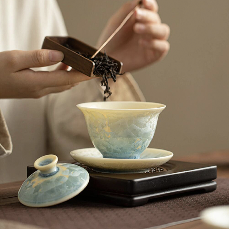 Gaiwan | White Porcelain Gaiwan for GongFu Tea Brewing 150ml