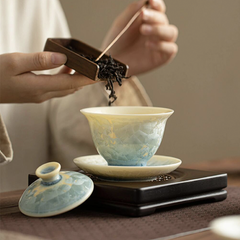Gaiwan | White Porcelain Gaiwan for GongFu Tea Brewing 150ml