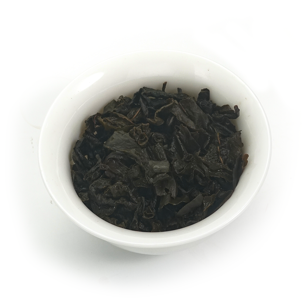 Soft and thick infused leaves of Charcoal Roasted Tie Guan Yin