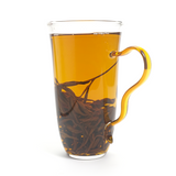 Bright amber tea soup of Classic 58 Yunnan black tea