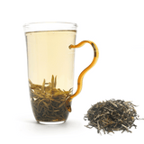 Best jasmine tea dry leaves showing traditional green tea base