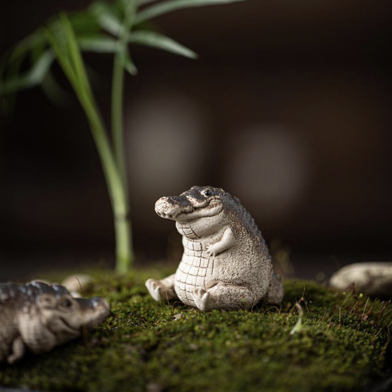 Tea Pets | Chubby Crocodile Baby Pair