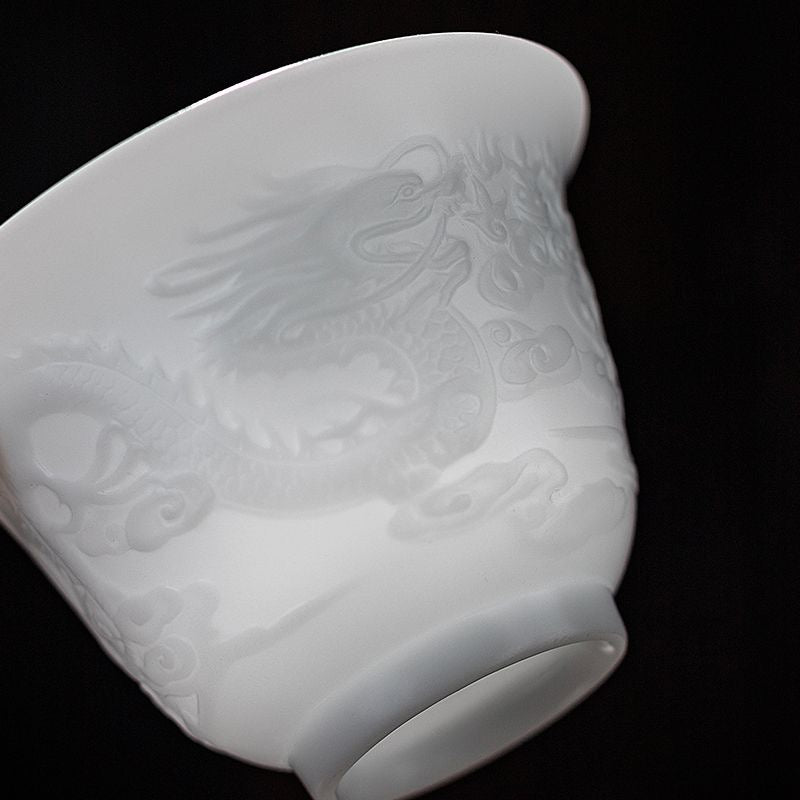 Gaiwan | Ice-Clear Ceramic Gaiwan for GongFu Tea Brewing 160ml