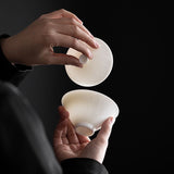 Gaiwan | Beginner Solo Tea Set | Jade Hat-Shaped Gaiwan 110m