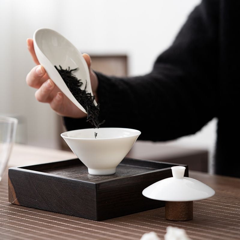 Gaiwan | Beginner Solo Tea Set | Jade Hat-Shaped Gaiwan 110m
