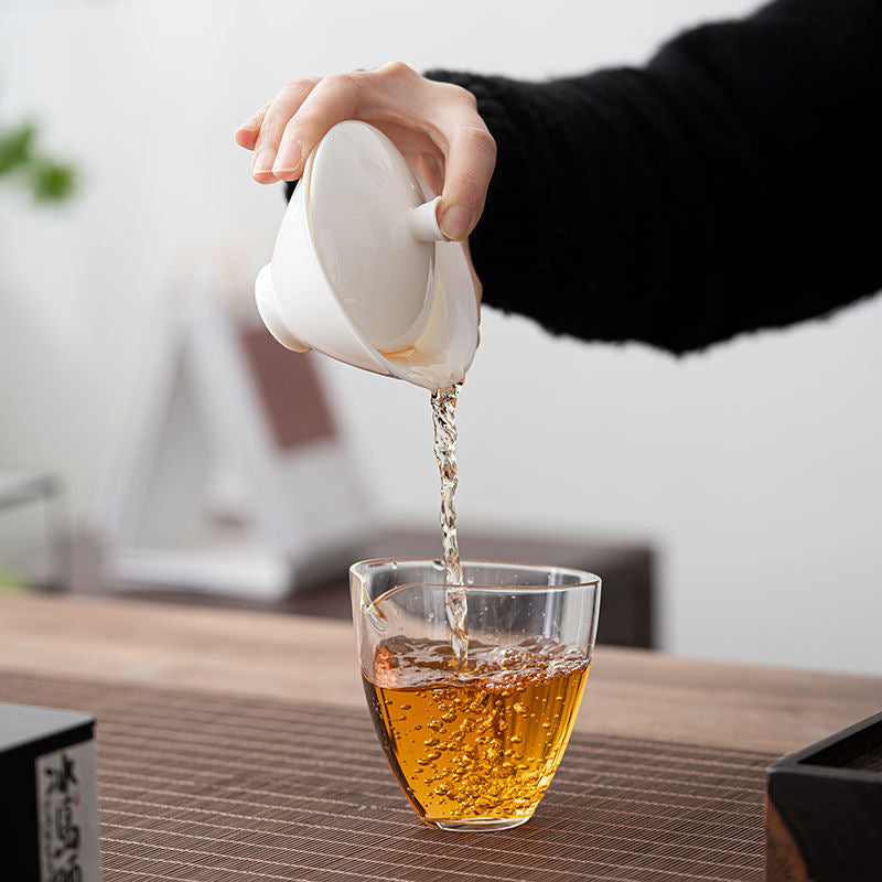 Gaiwan | Beginner Solo Tea Set | Jade Hat-Shaped Gaiwan 110m