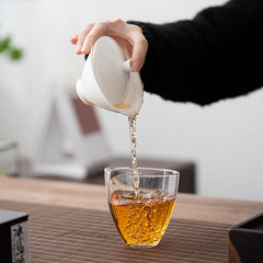 Gaiwan | Beginner Solo Tea Set | Jade Hat-Shaped Gaiwan 110m