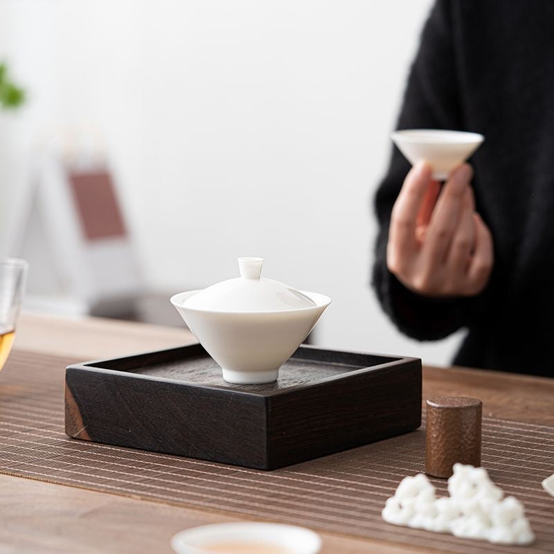 Gaiwan | Beginner Solo Tea Set | Jade Hat-Shaped Gaiwan 110m