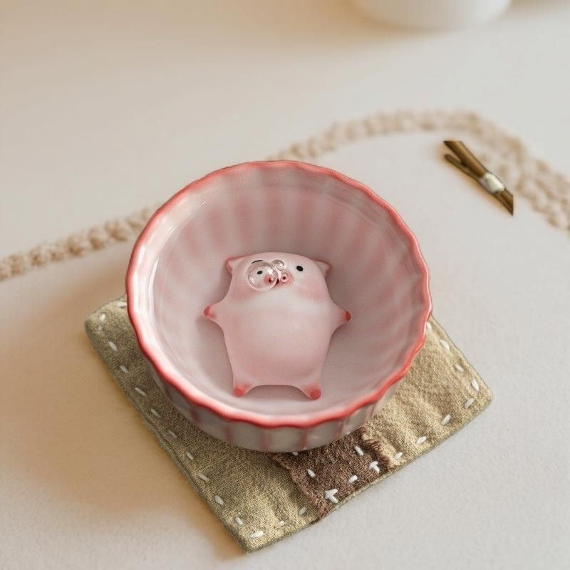 Tea Pet | Bubble Blowing Piggy for Gongfu Tea Set