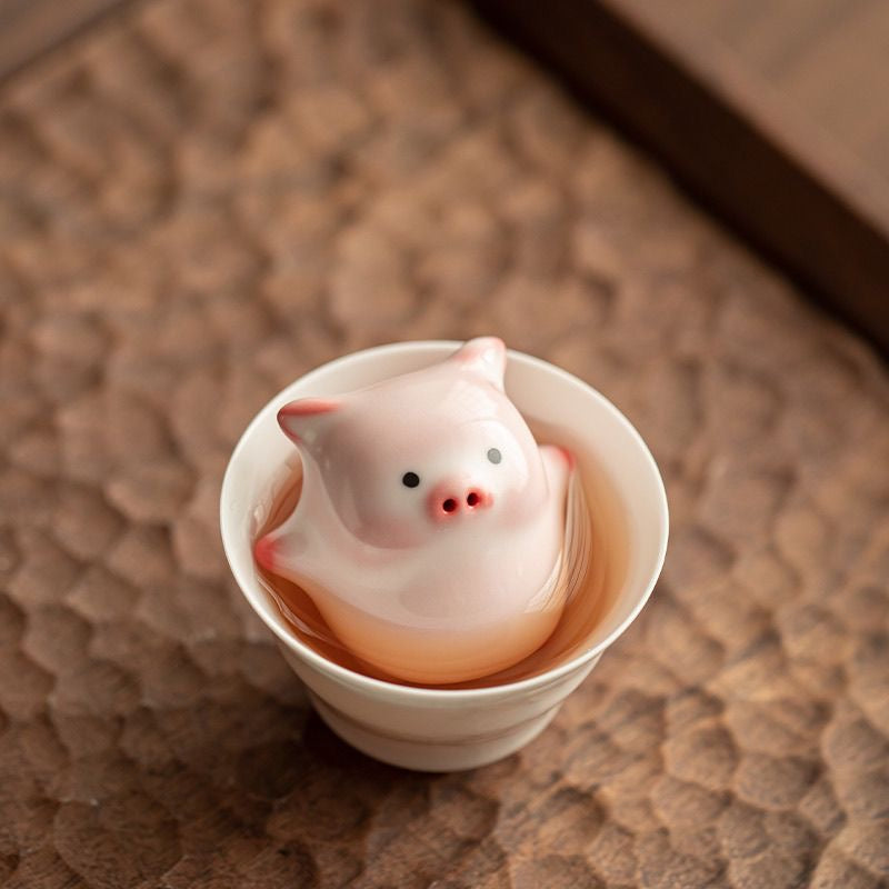 Tea Pet | Bubble Blowing Piggy for Gongfu Tea Set