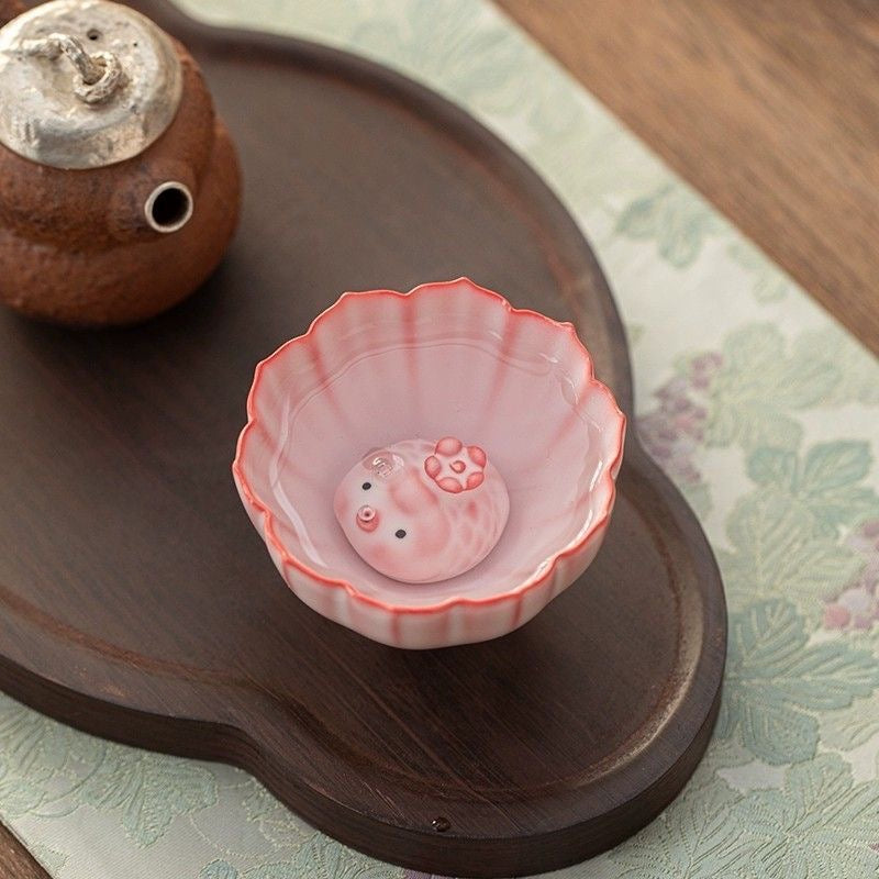Tea Pet | Bubble Blowing Piggy for Gongfu Tea Set