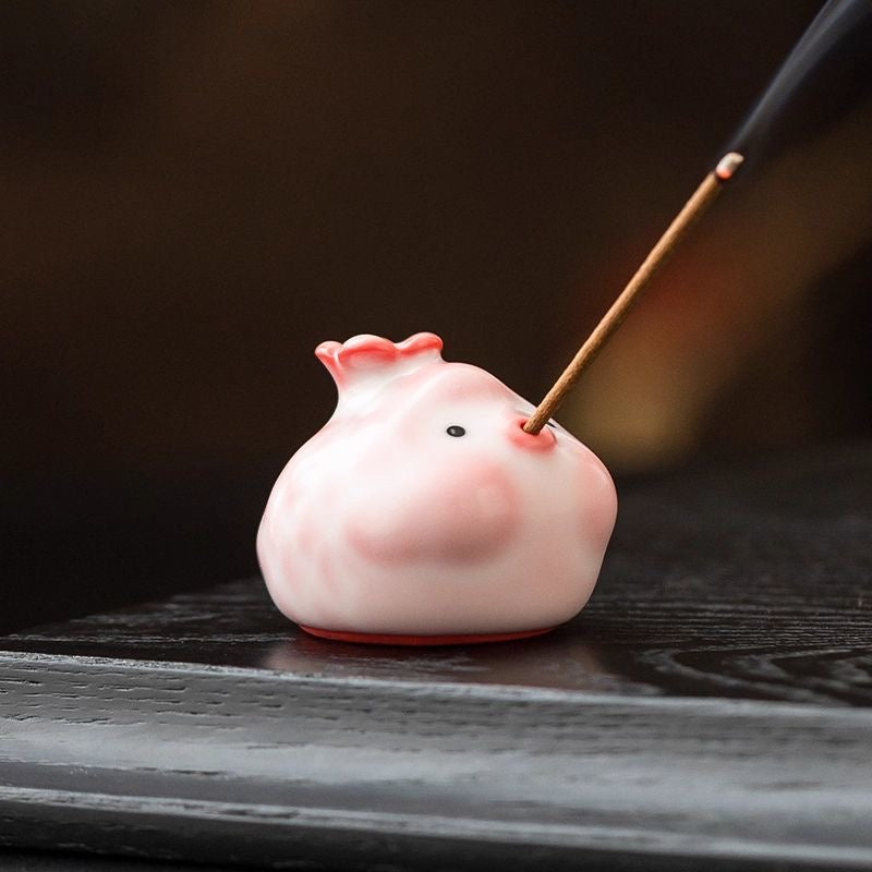 Tea Pet | Bubble Blowing Piggy for Gongfu Tea Set