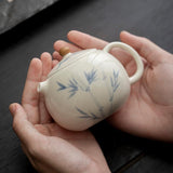 Teapot | Hand-Painted Bamboo Ceramic Teapot 160ml