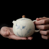 Teapot | Hand-Painted Bamboo Ceramic Teapot 160ml