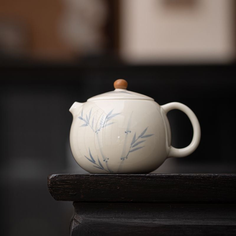 Teapot | Hand-Painted Bamboo Ceramic Teapot 160ml