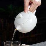 Teapot | Dehua “Mutton-Fat Jade” Xishi Teapot 230ml