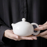 Teapot |Dehua “Mutton-Fat Jade” Xishi Teapot 230ml